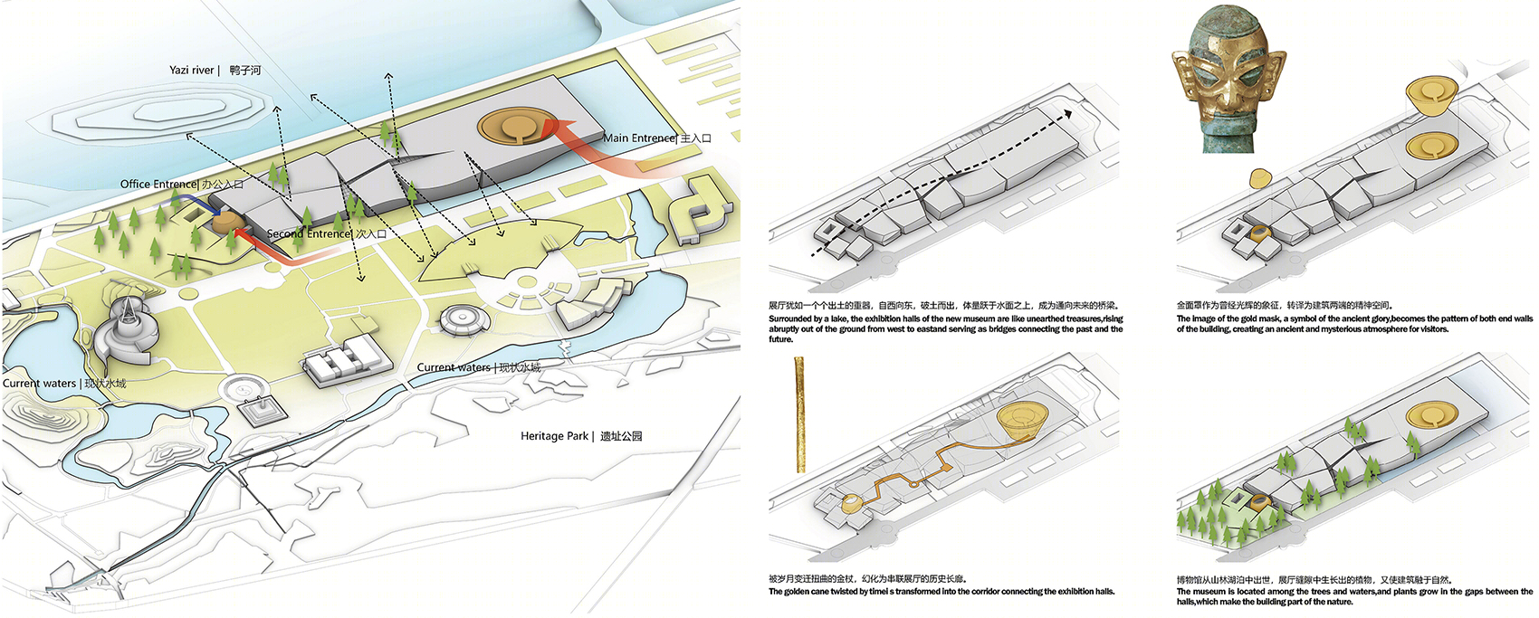 推广:三星堆博物馆新馆及游客中心概念方案设计 / BIAD建筑与文化遗产院-18