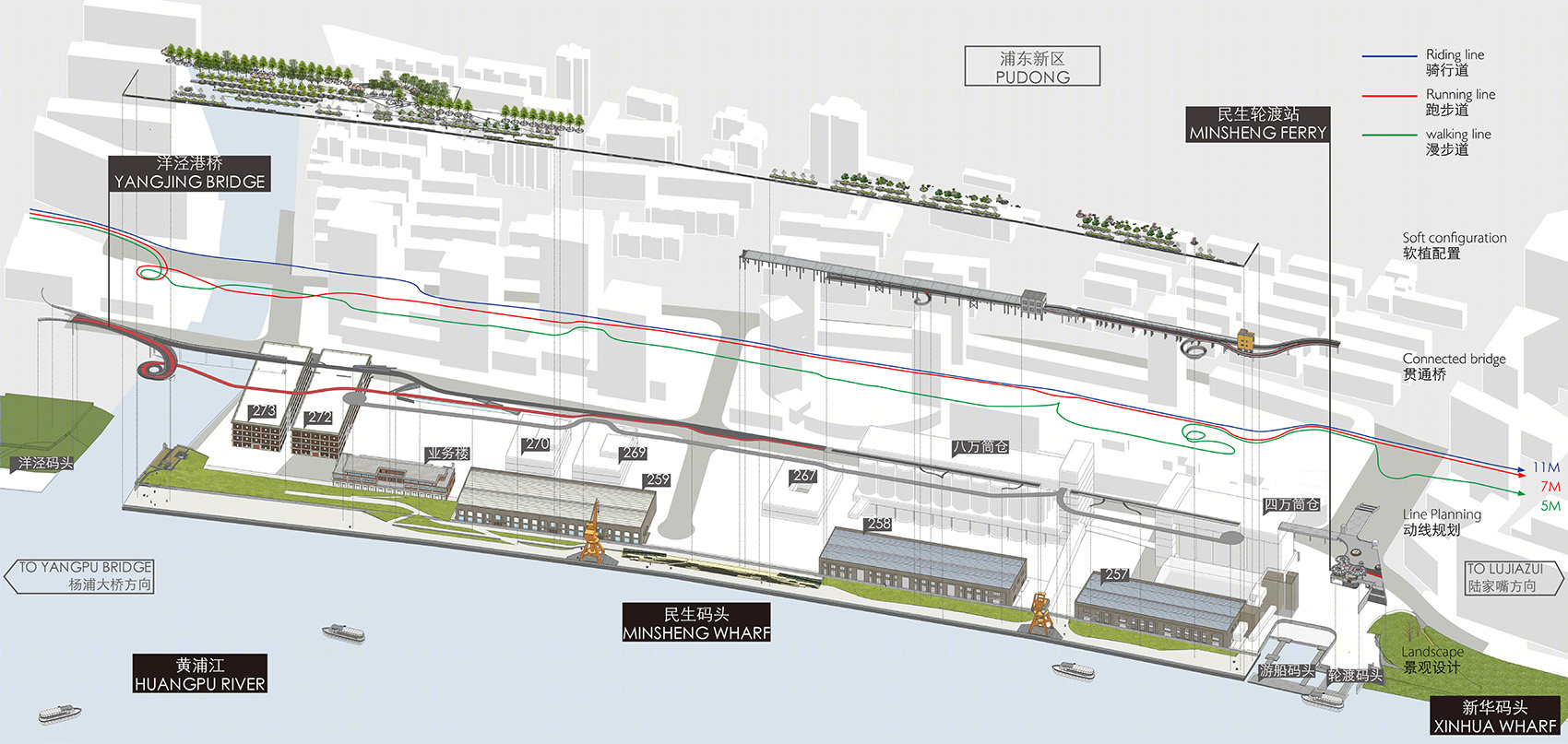 民生码头段贯通设计丨中国上海-11