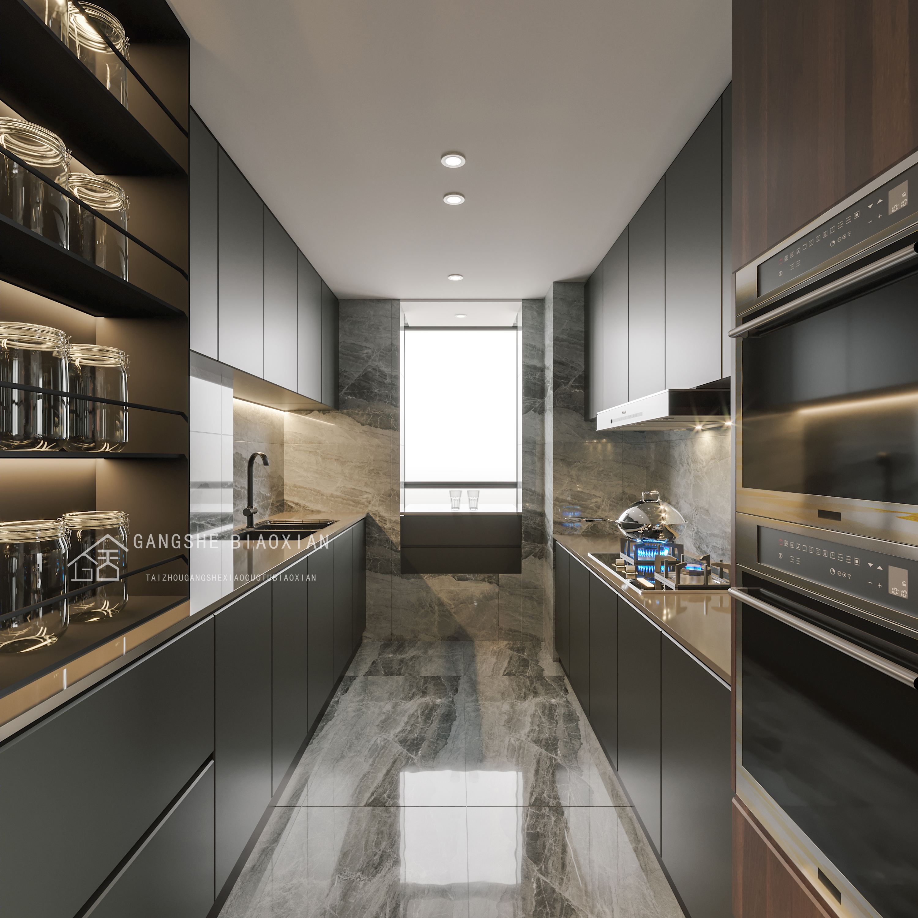 冈舍室内设计表现丨冈舍效果图-48