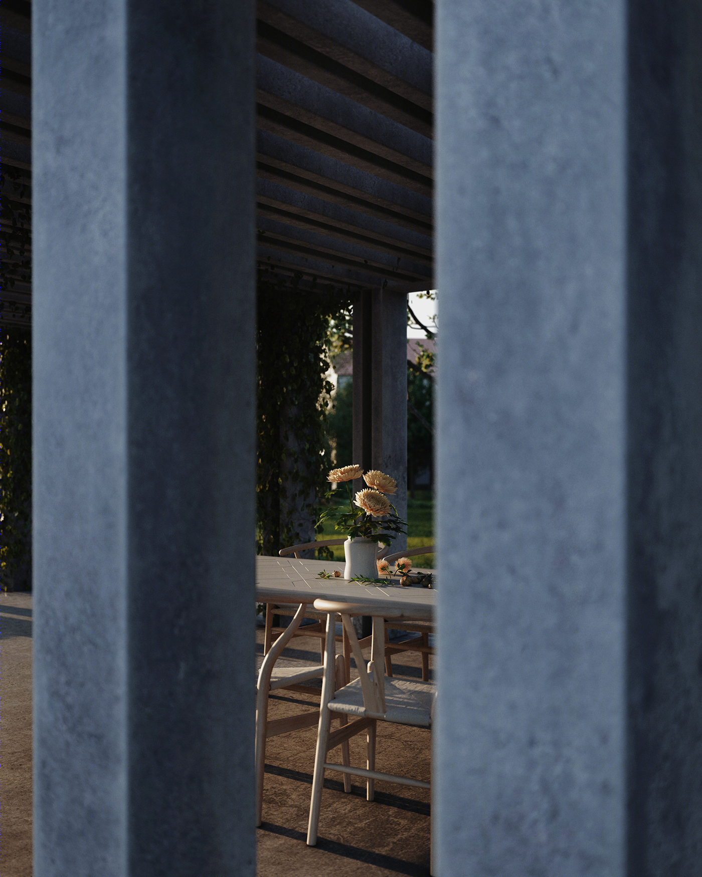 Concrete Pergola-9