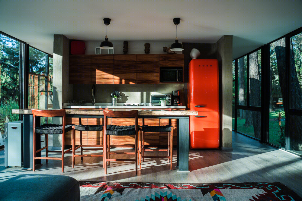 墨西哥山林中的玻璃石屋-26