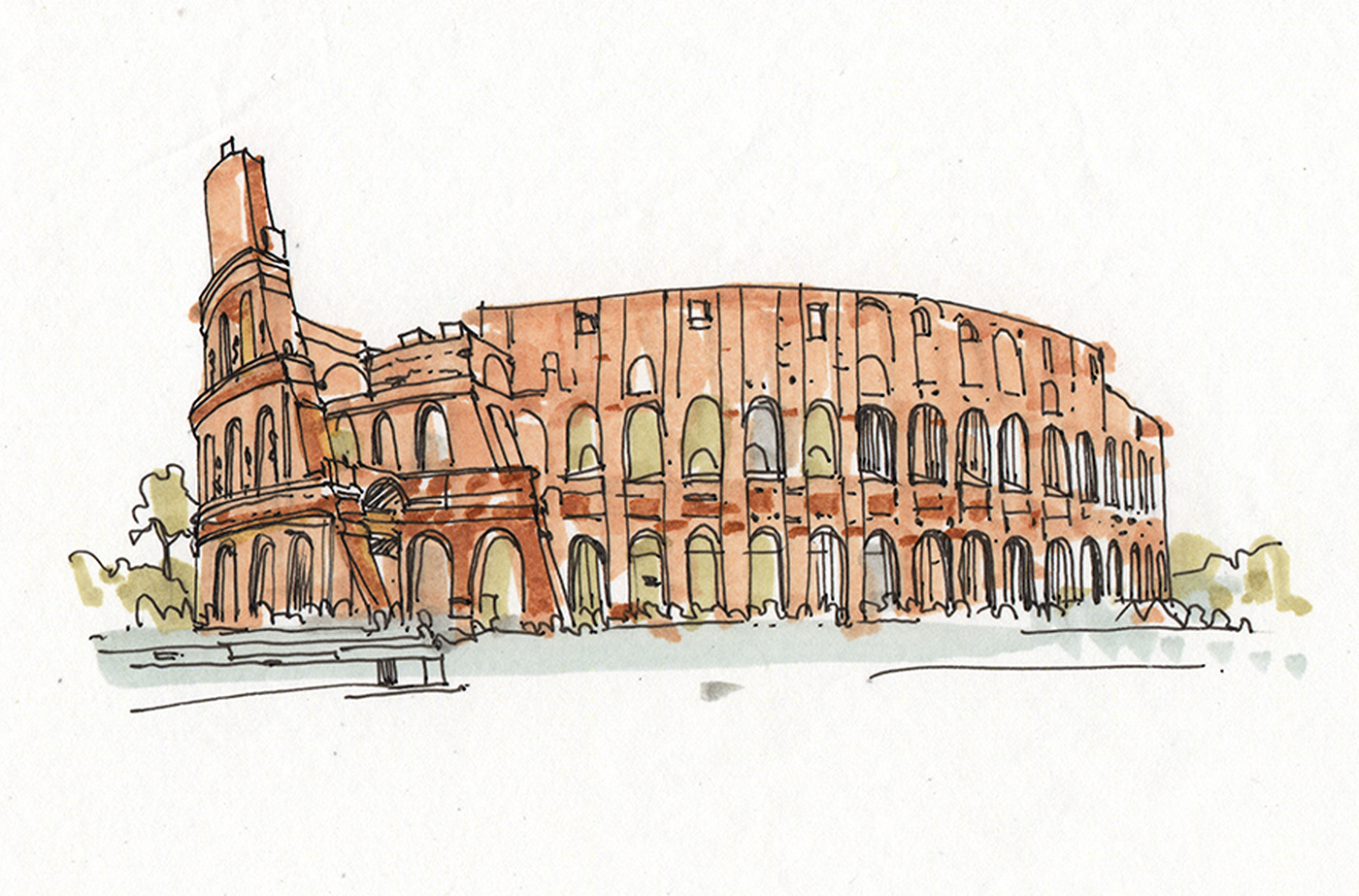Rome sketches-4