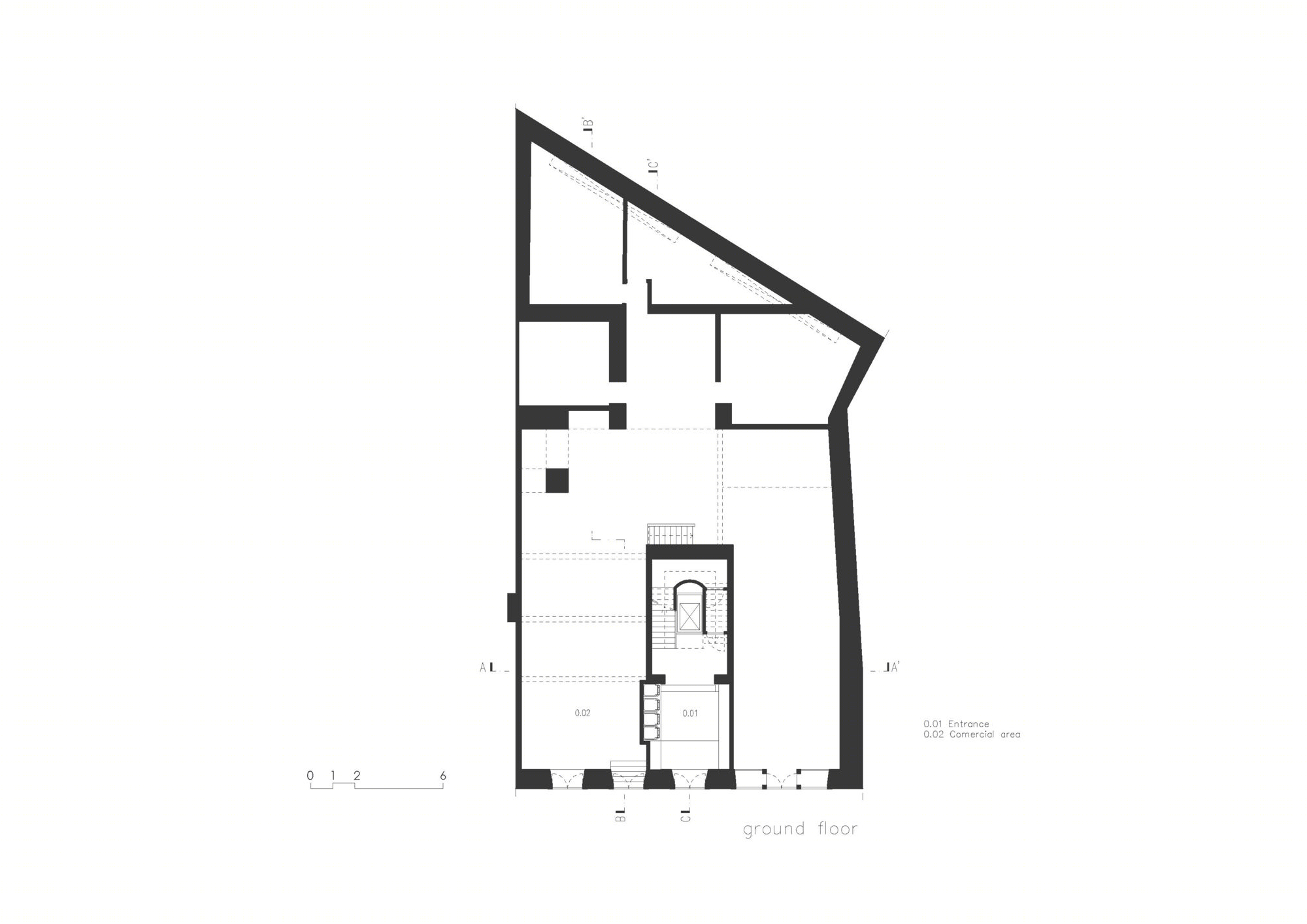 里斯本 Chiado 区历史建筑翻新变身现代别墅-33