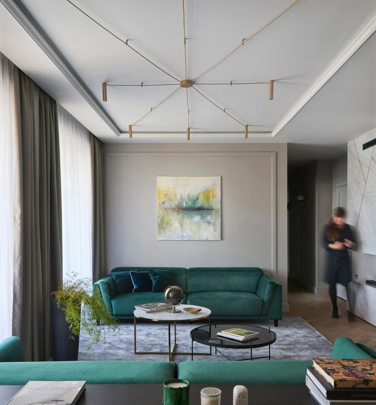 布达佩斯豪华顶层公寓的“色彩效应”-2