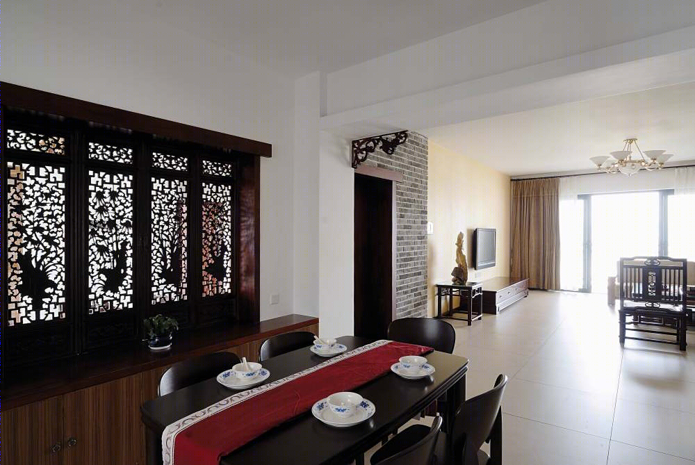 福州美伦浩洋丽都新中式风格设计-21