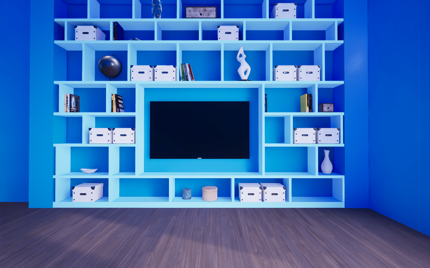 Anastasiya Gushchina丨公寓丨3d Livingroom render created with UE4-3