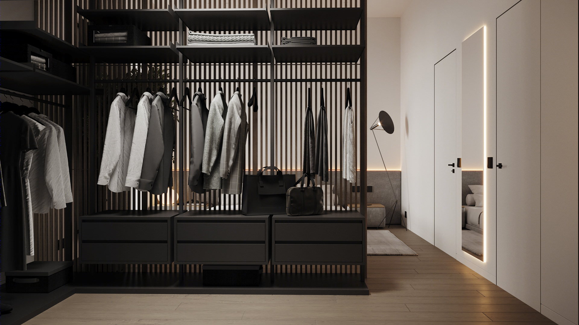 107㎡高级灰色系公寓设计 细节超棒！-7