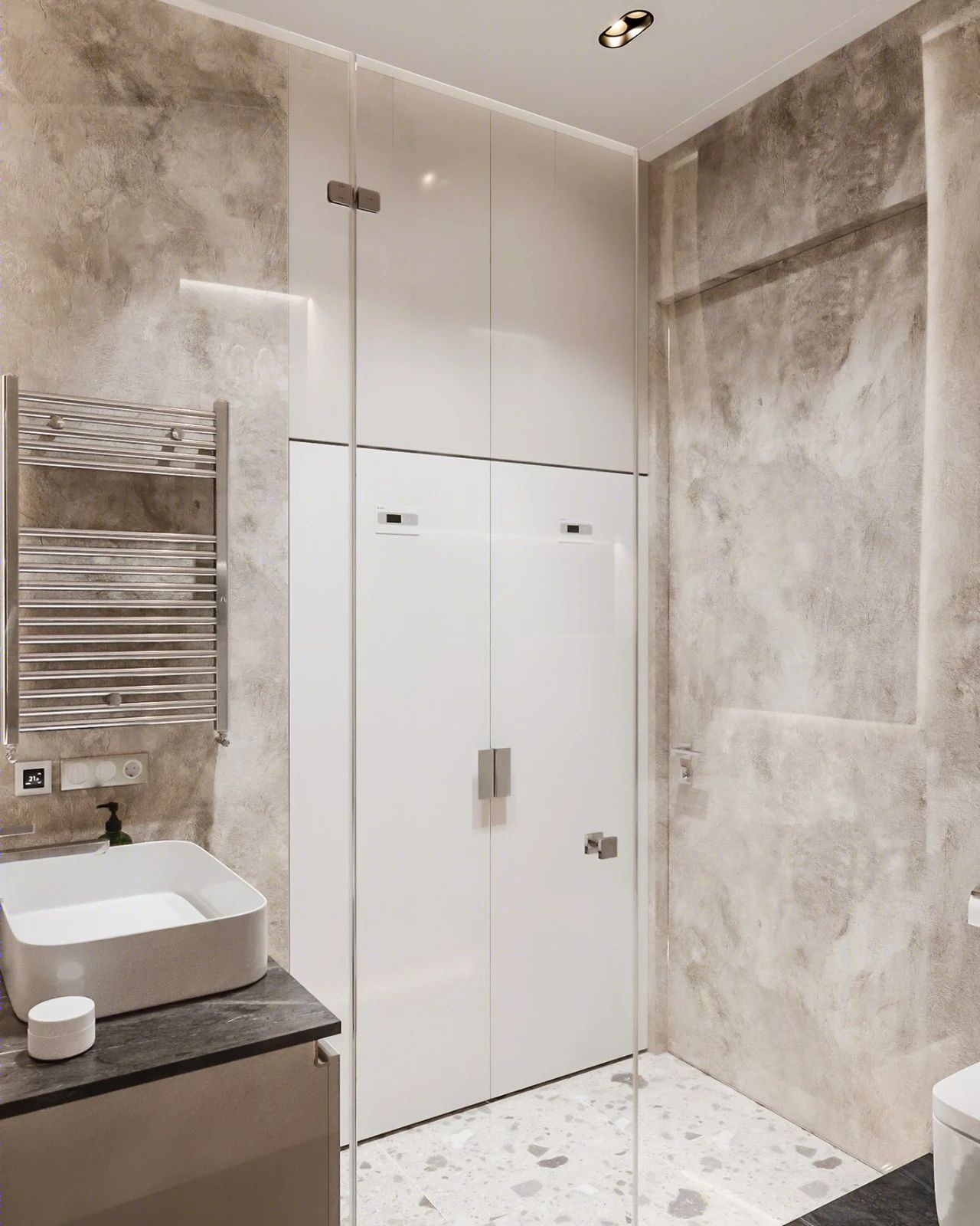 Igor Glushan 打造 104㎡轻奢美宅，温暖原木色调营造惬意空间-58