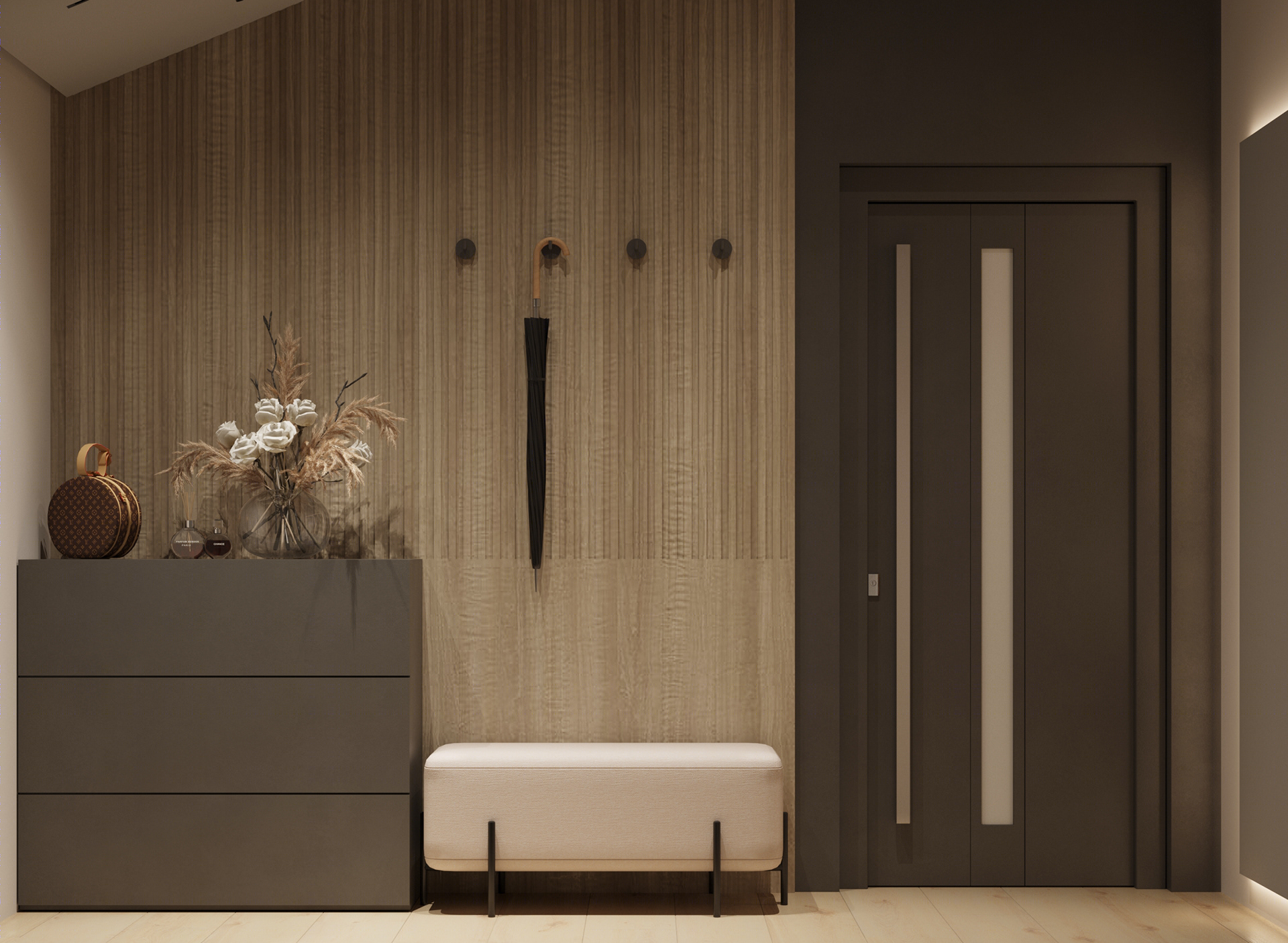 80平 灰白色系 简约空间-5