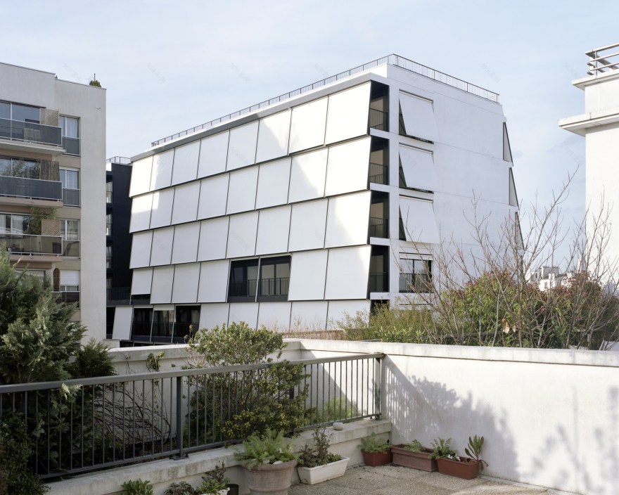巴黎复合公寓建筑-12
