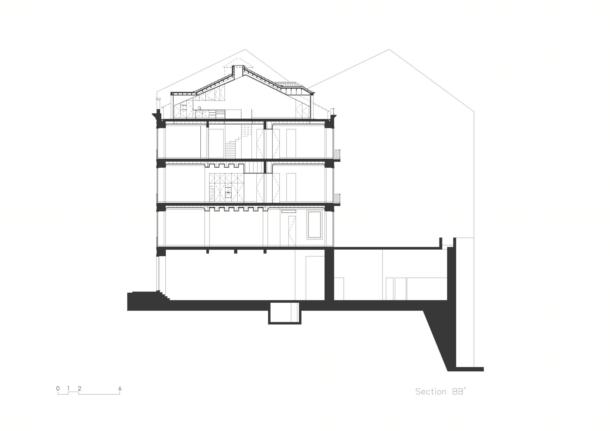 里斯本 Chiado 区历史建筑翻新变身现代别墅-39