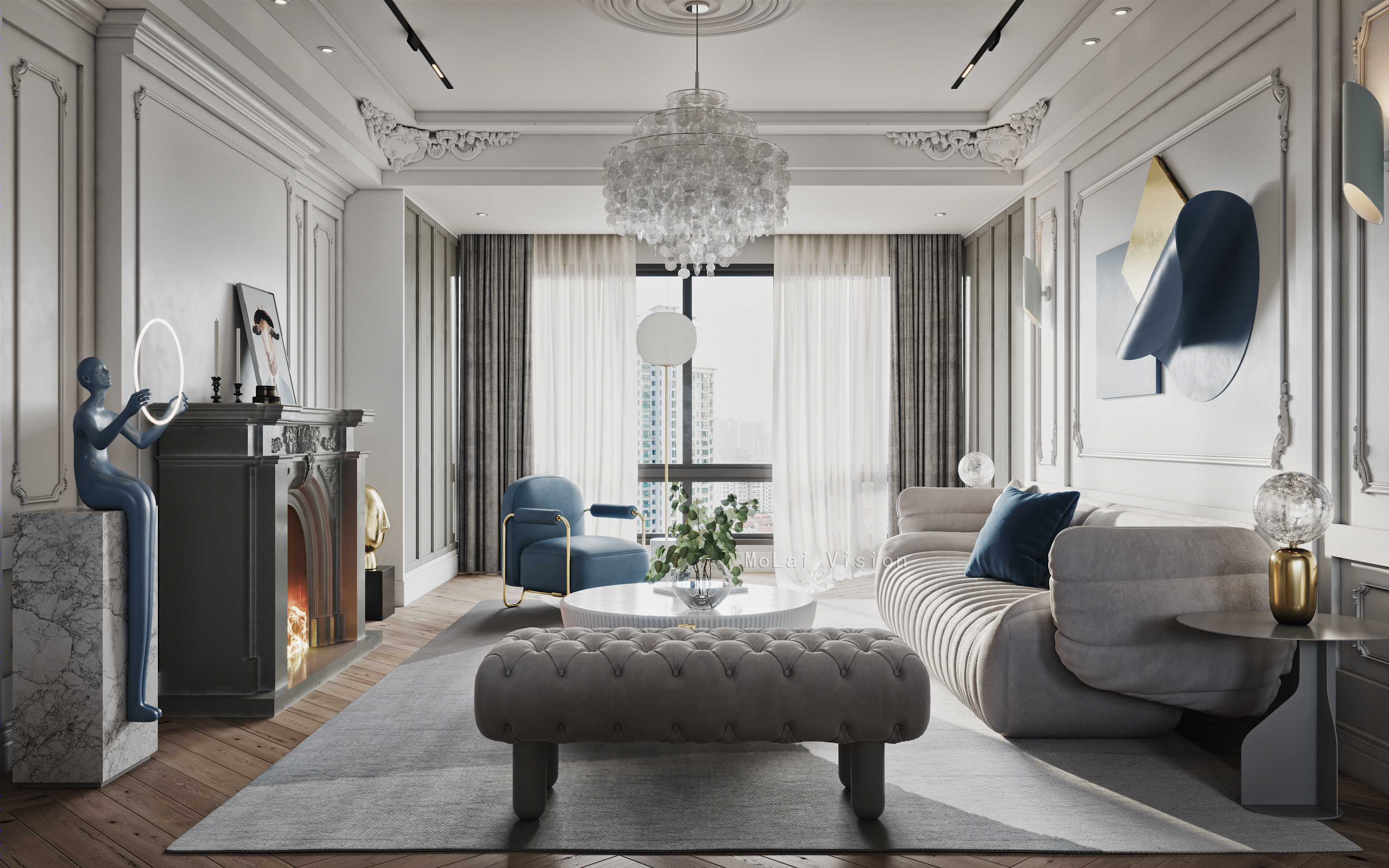 现代轻奢法式风格创作-10