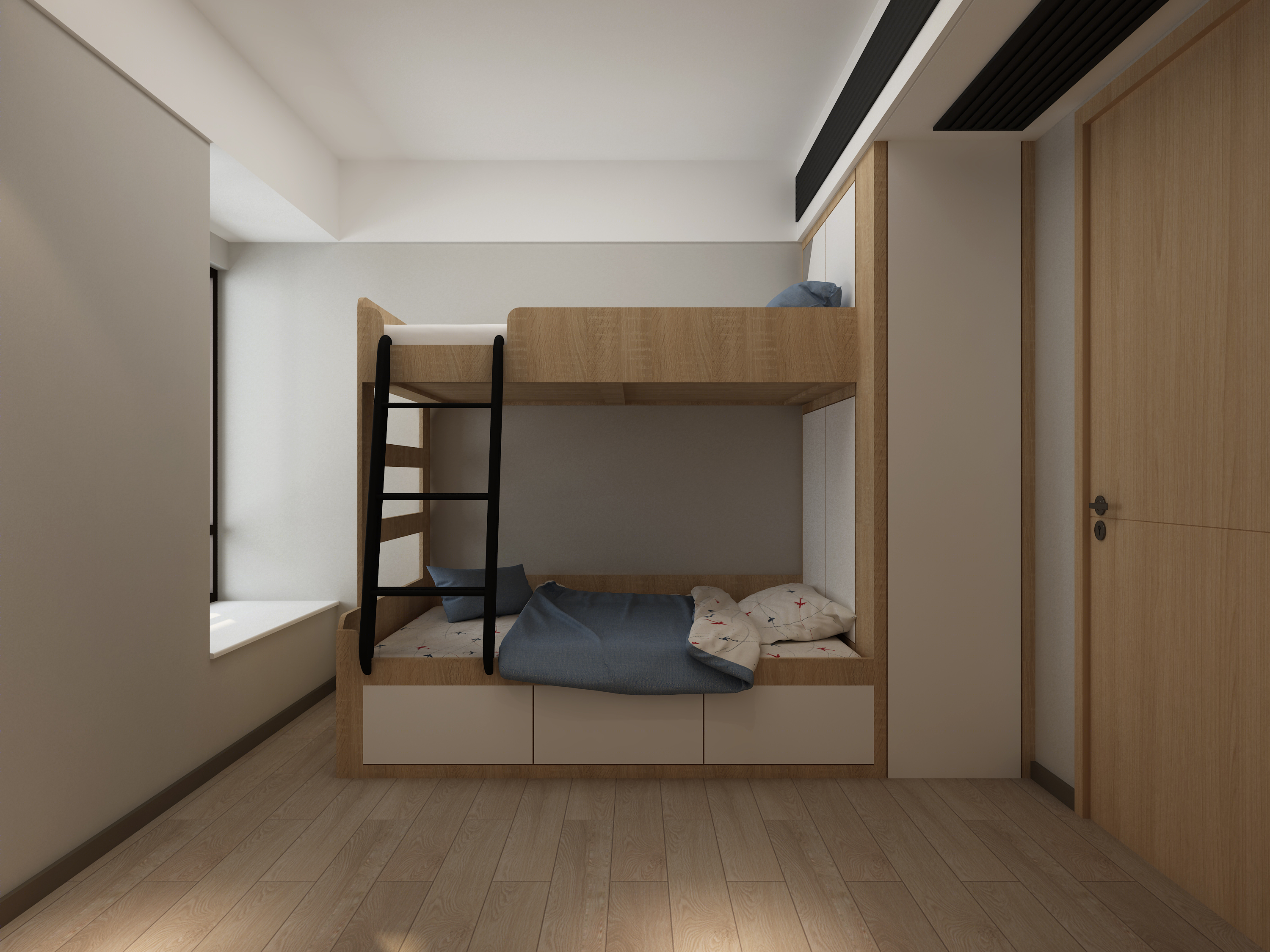 居宅设计 | 广州时代柏林113户型 灰与质-13