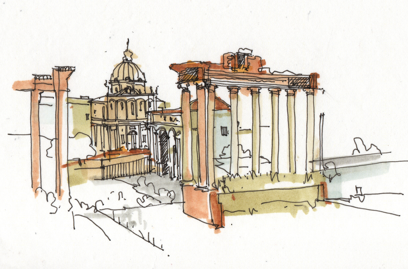 Rome sketches-6