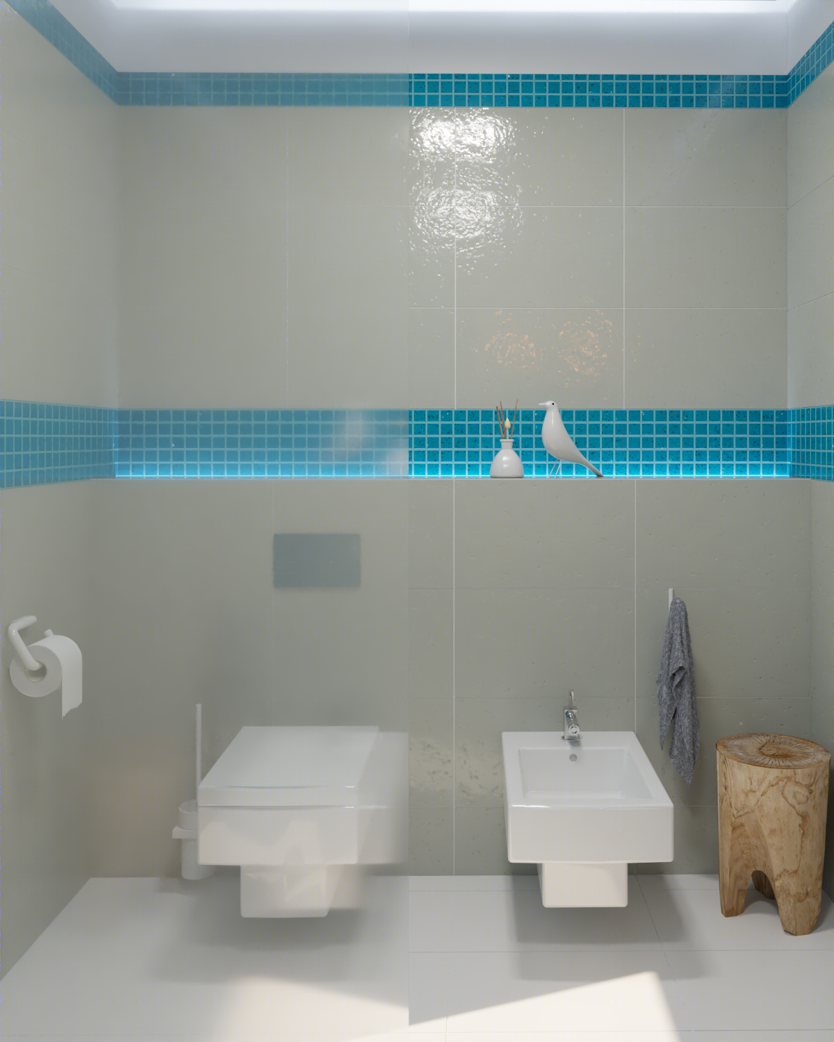 Diseño de baño, con diversidad de colores-1