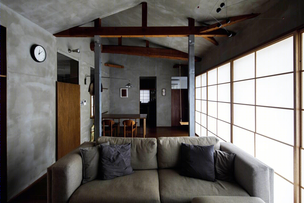 大阪老宅新生 | 公园农场间的办公住宅一体化设计-13