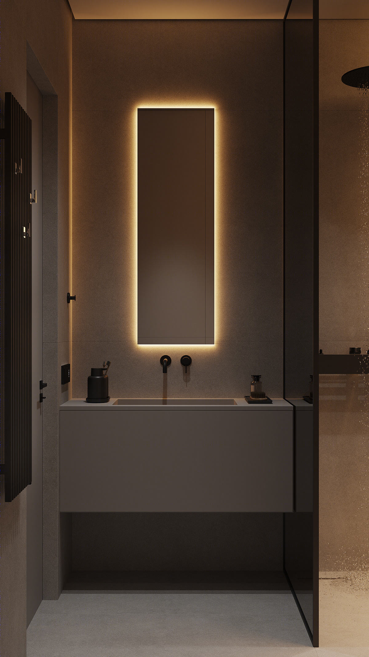 107㎡高级灰色系公寓设计 细节超棒！-16