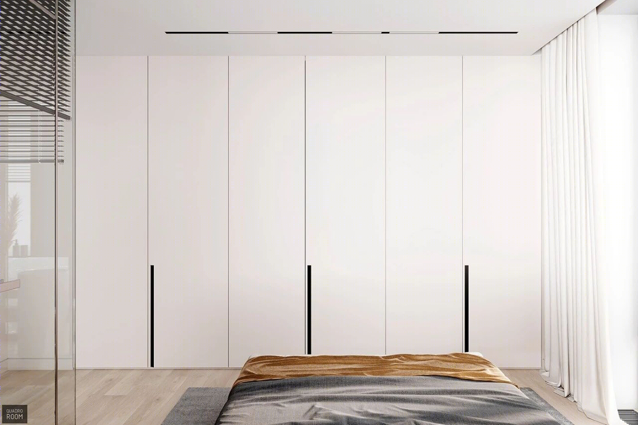 Quadro Room丨公寓丨最纯粹的简约灰设计!-81