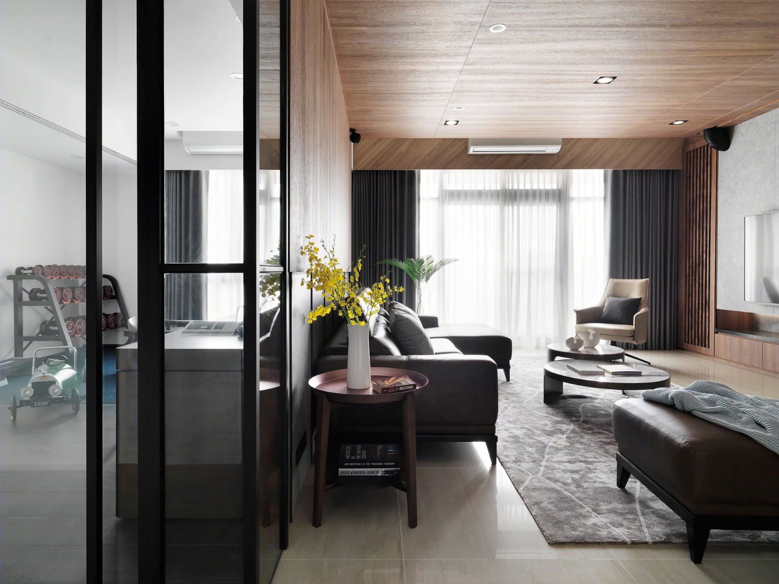 桃园群都，现代简约住宅  御见 YU Design LAB-1