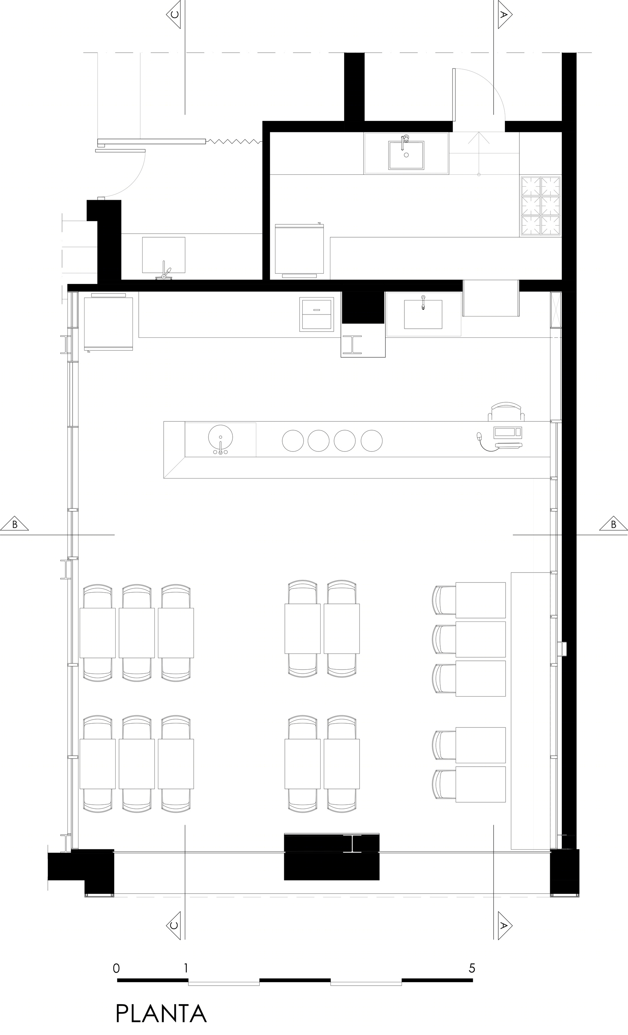 Marília Fit 餐厅 | 自然色调的高品质健康餐饮空间-10