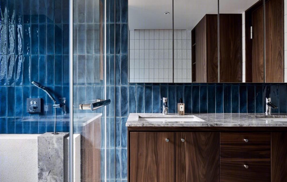 现代时尚蓝居家，演绎古典与现代的完美融合-9