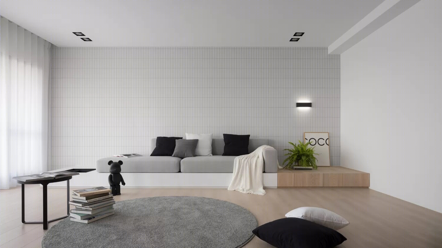 天沐设计打造现代简约公寓，完美诠释舒适与品味-1