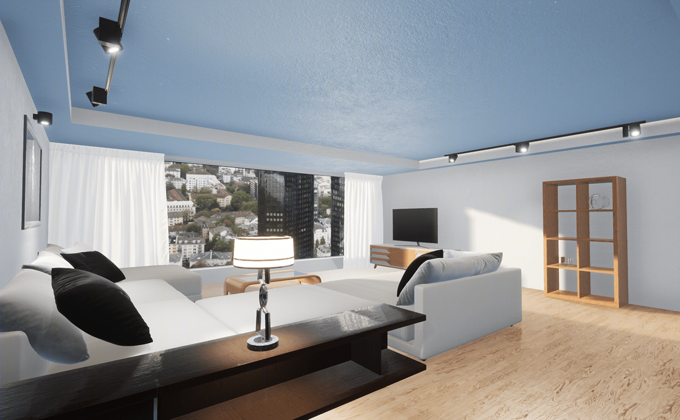 Anastasiya Gushchina丨平层丨3d Interior design created with Unreal Engine-0