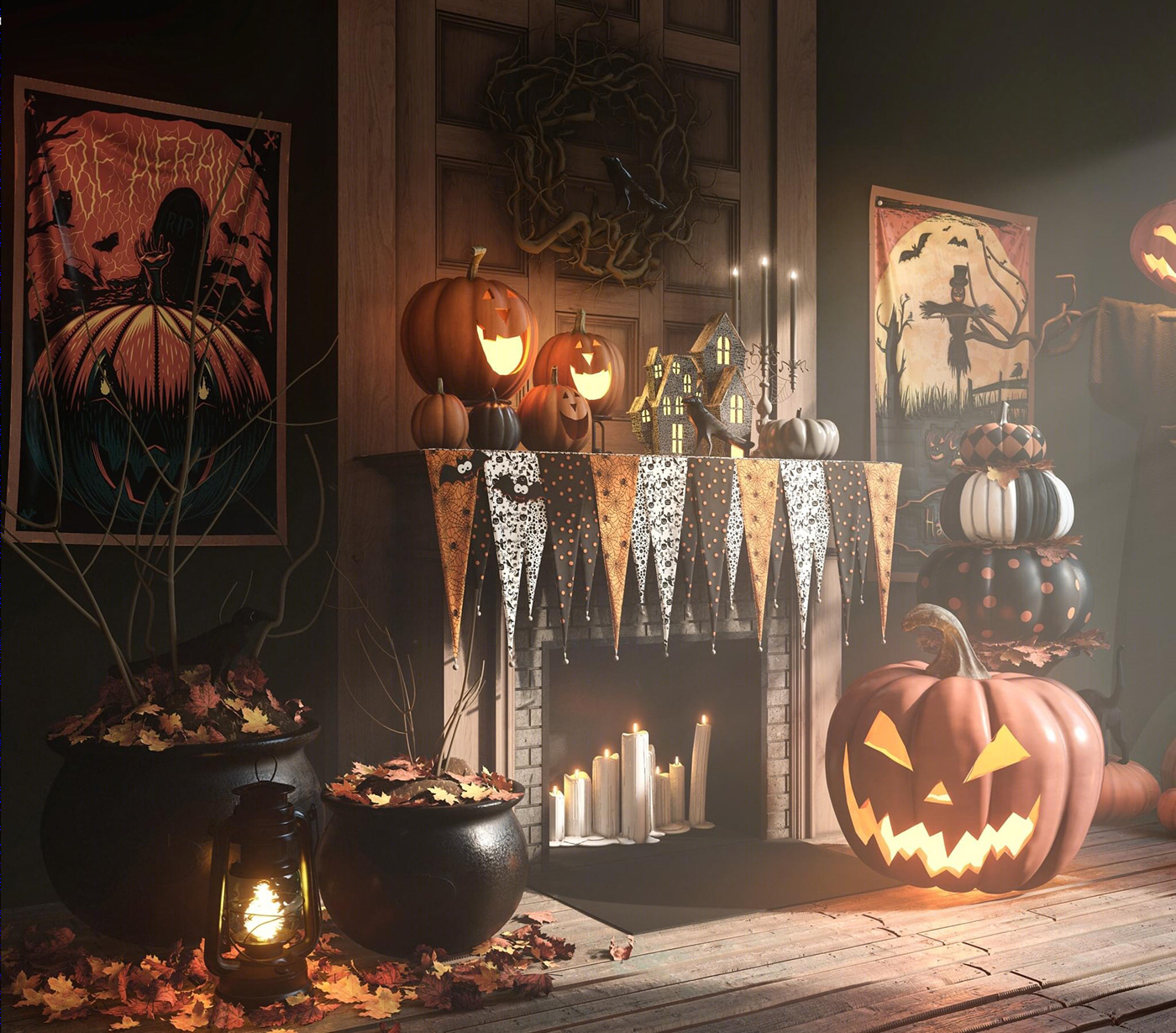 Anastasiya Gushchina丨平层丨3D Renders作品 2021-3