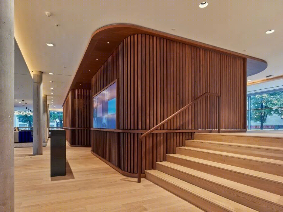 温馨木色弧线设计，打造高舒适度办公室空间-22