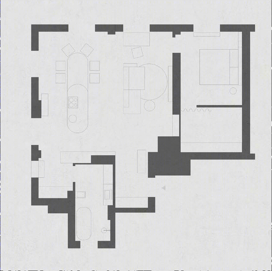 乌克兰利沃夫极简主义公寓设计丨LIS design studio-3