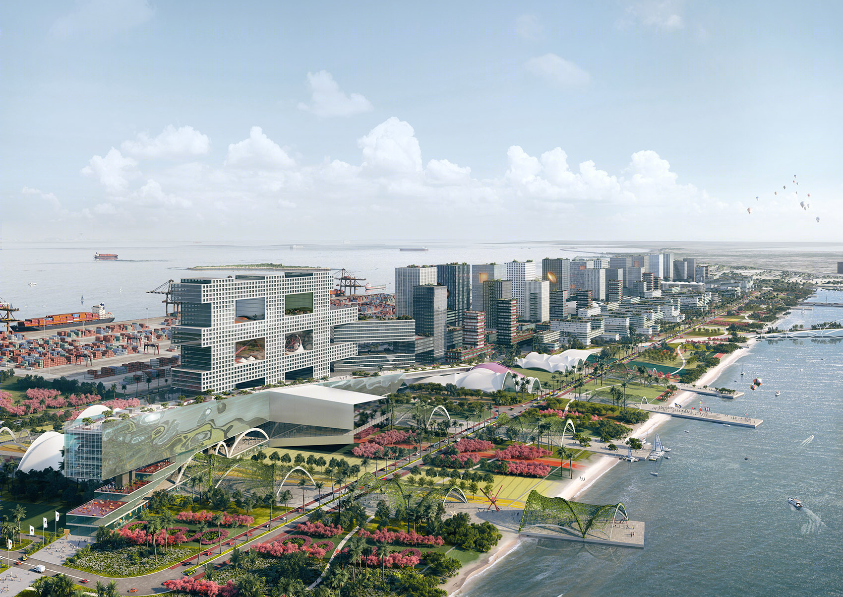 前海腾讯五带一城 · OMA 打造活力舞台式园区-15