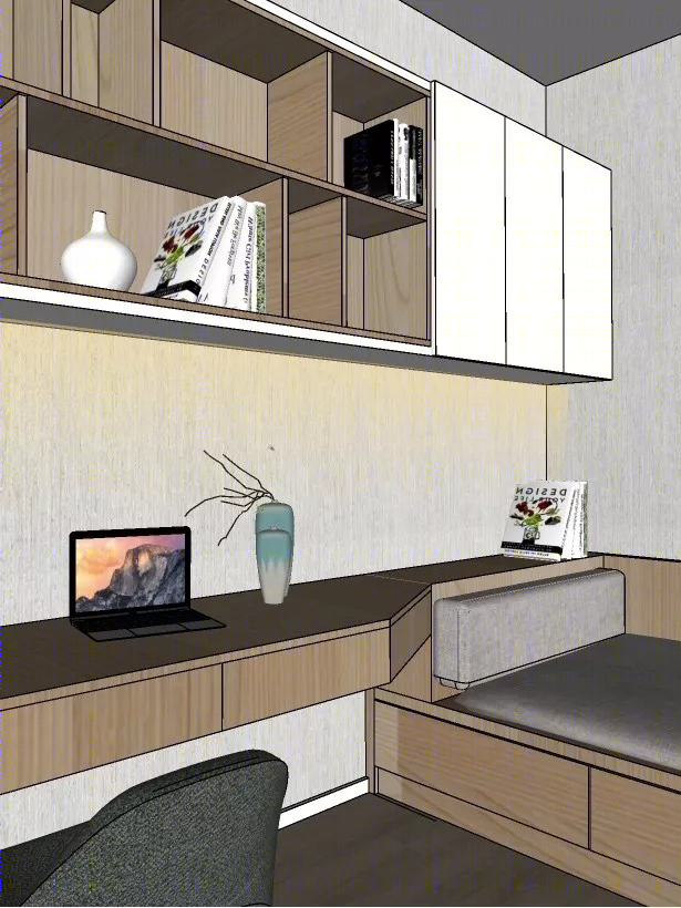 藏书之家,人文意蕴的温馨住宅设计-37