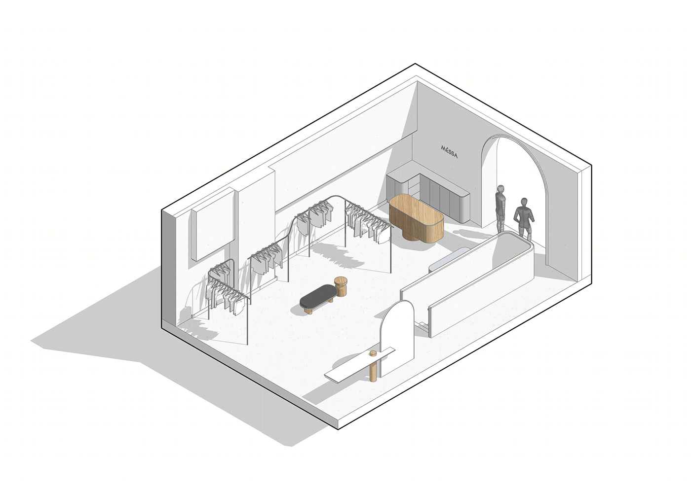 MESSA BOUTIQUE ALMATY 服装店设计丨哈萨克斯坦阿拉木图-3