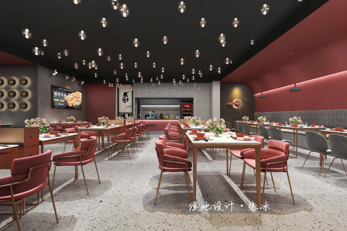 工装丨餐饮火锅冒菜烧烤串串奶茶咖啡店铺门头设计-7