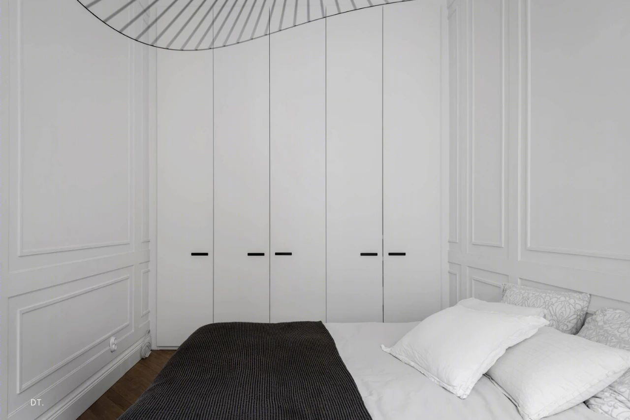 斯德哥尔摩 46㎡极简黑白空间设计-18