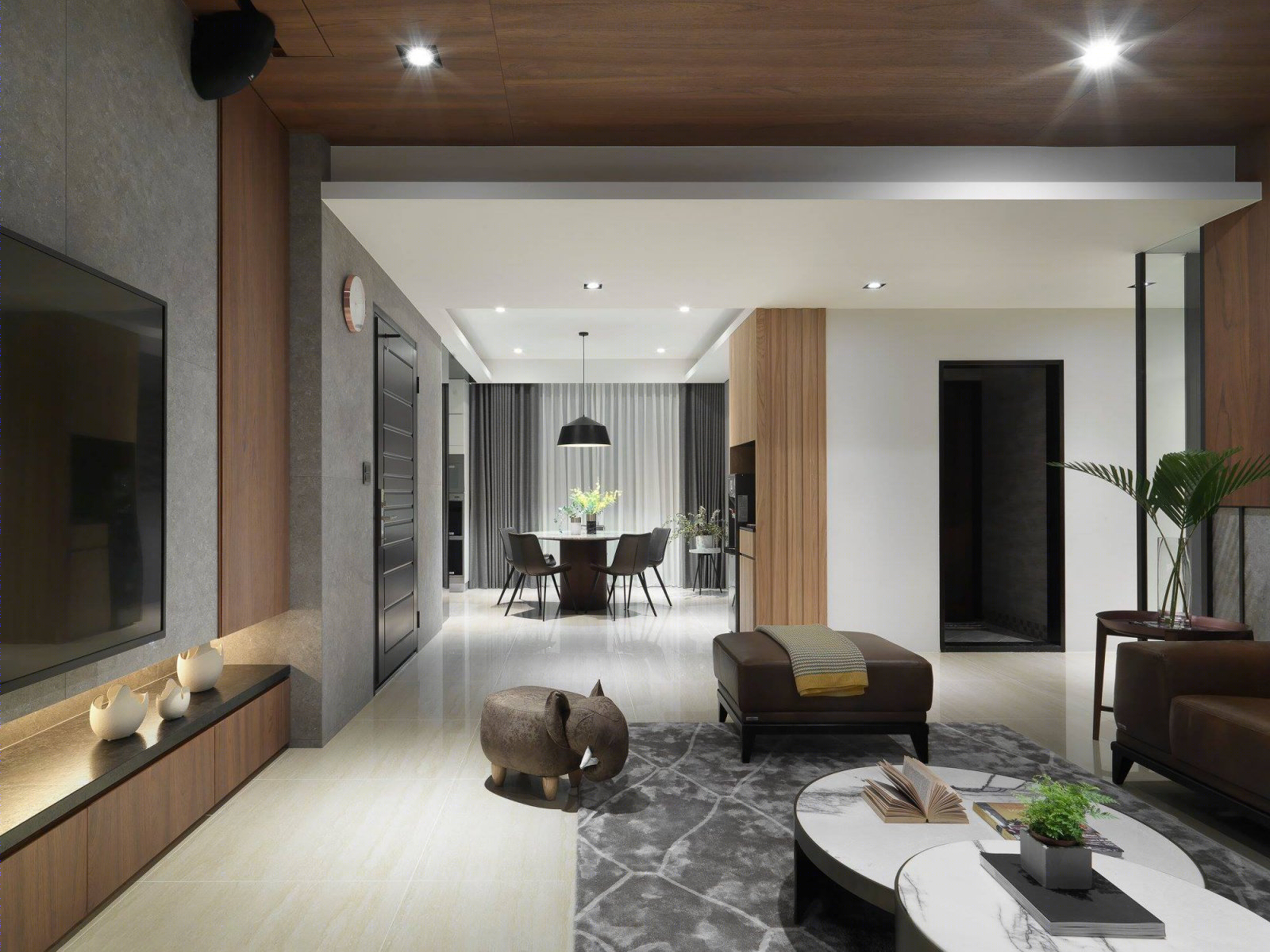 桃园群都，现代简约住宅  御见 YU Design LAB-8