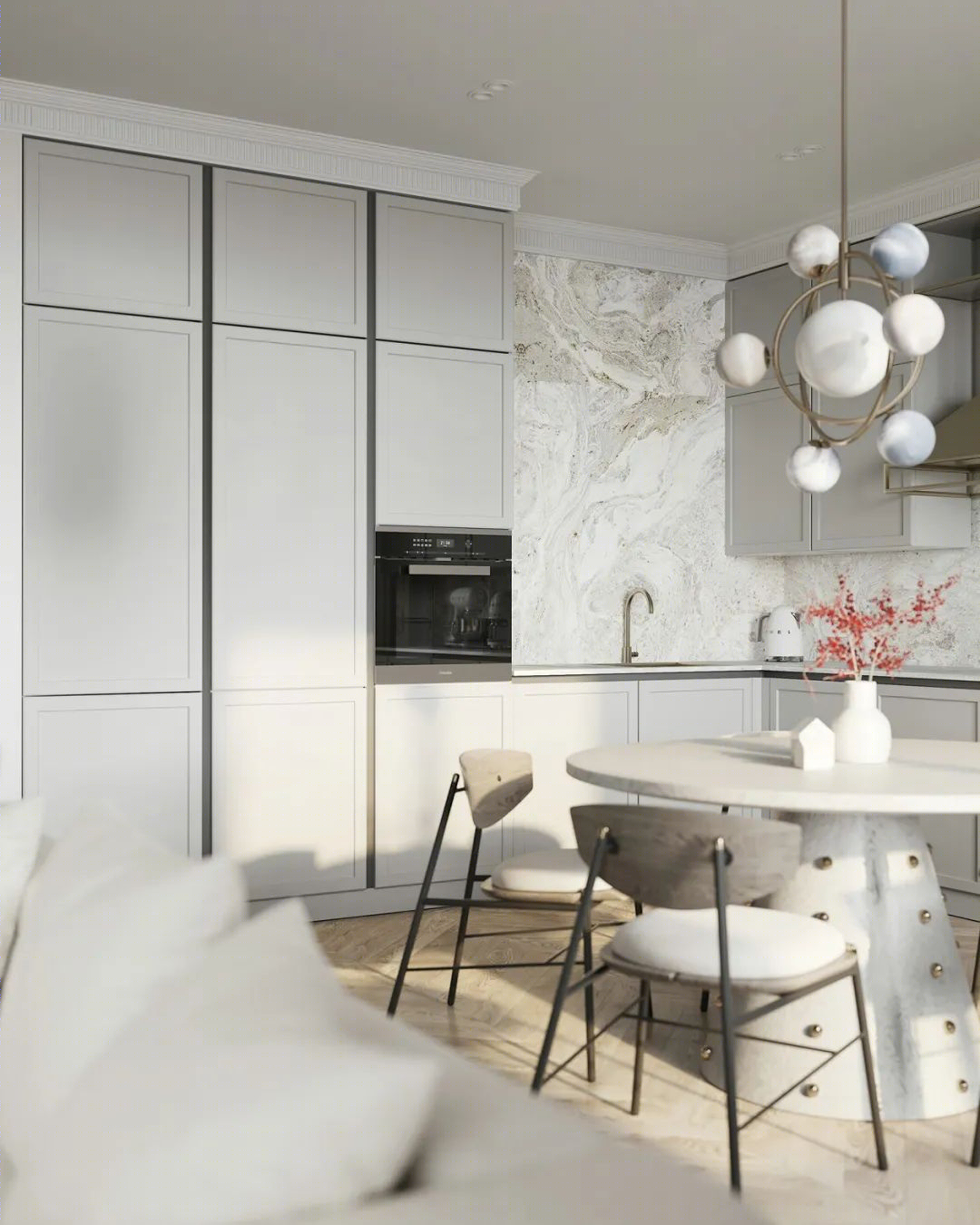 浅色公寓，简约优雅生活-3