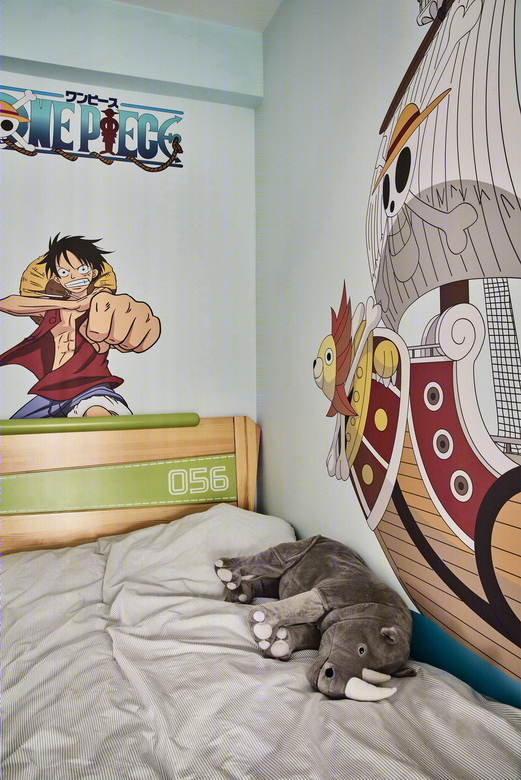 高级灰++ 时尚红，打通空间之美-33