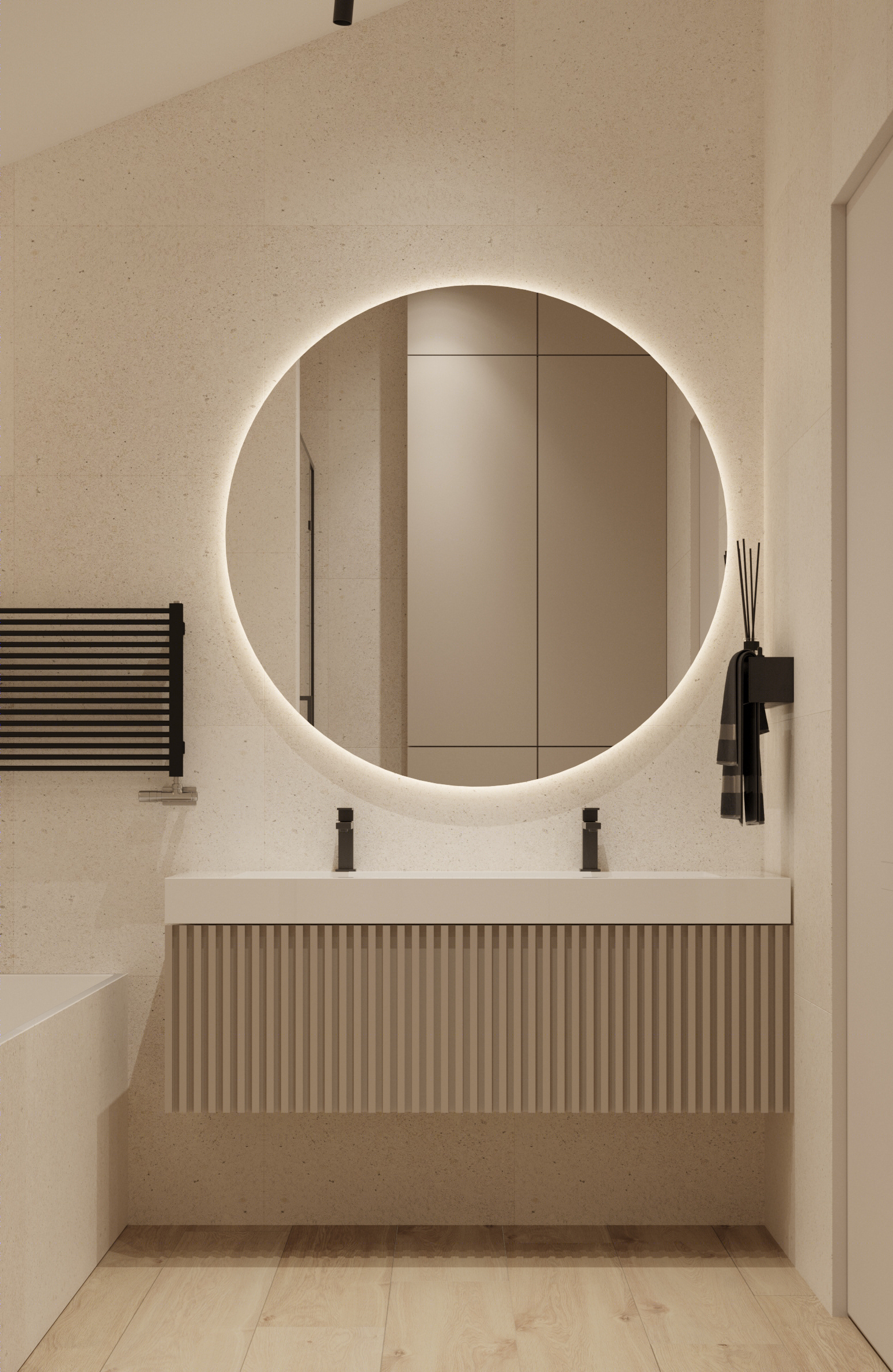 80平 灰白色系 简约空间-15