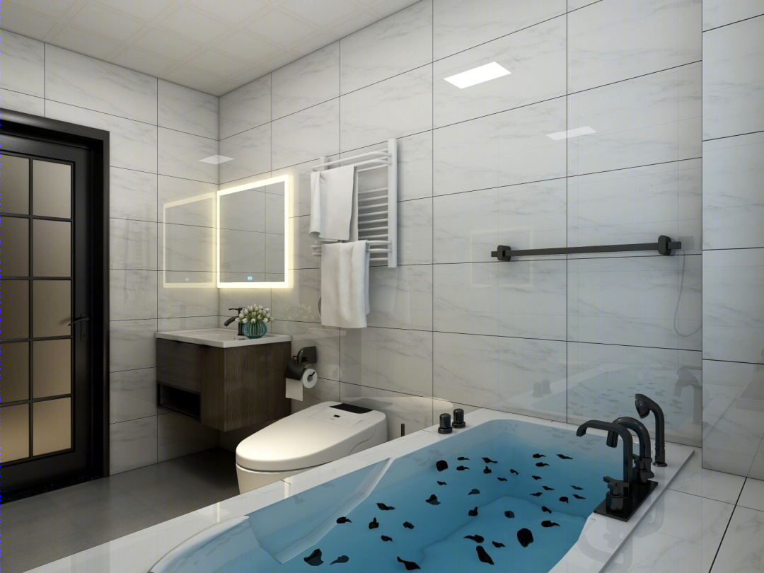 现代轻奢无主灯设计-10