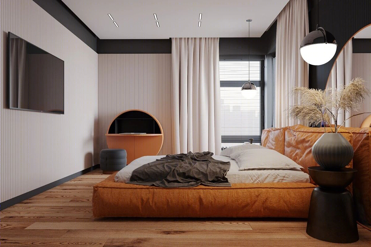 Creating Well Rounded Interiors With Circle Themes - Orange-6