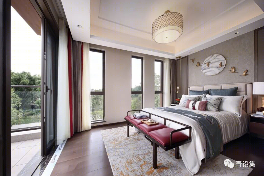 新雅古韵 | 客家合院别墅的新中式设计魅力-15