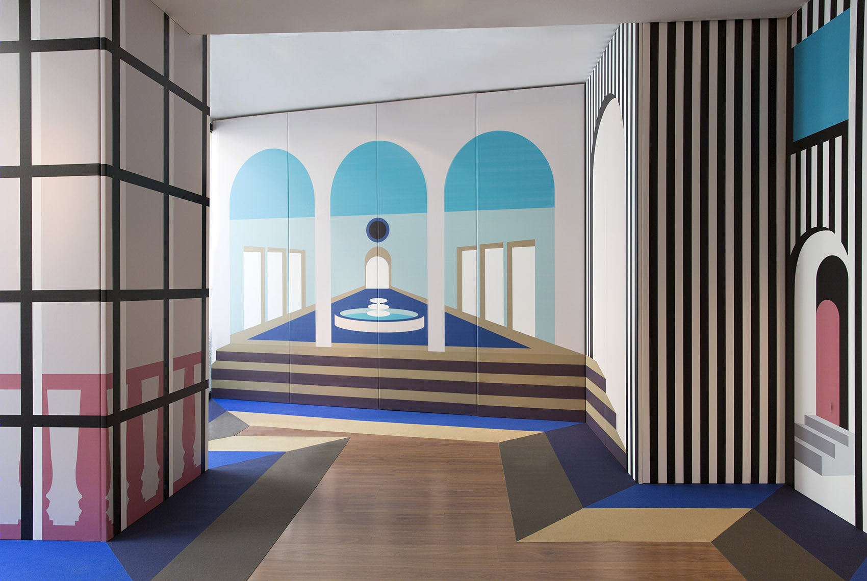 Serge Ferrari公司作品展“Stamskin宫殿”,2018 米兰设计周,奇幻彩色家具世界-18