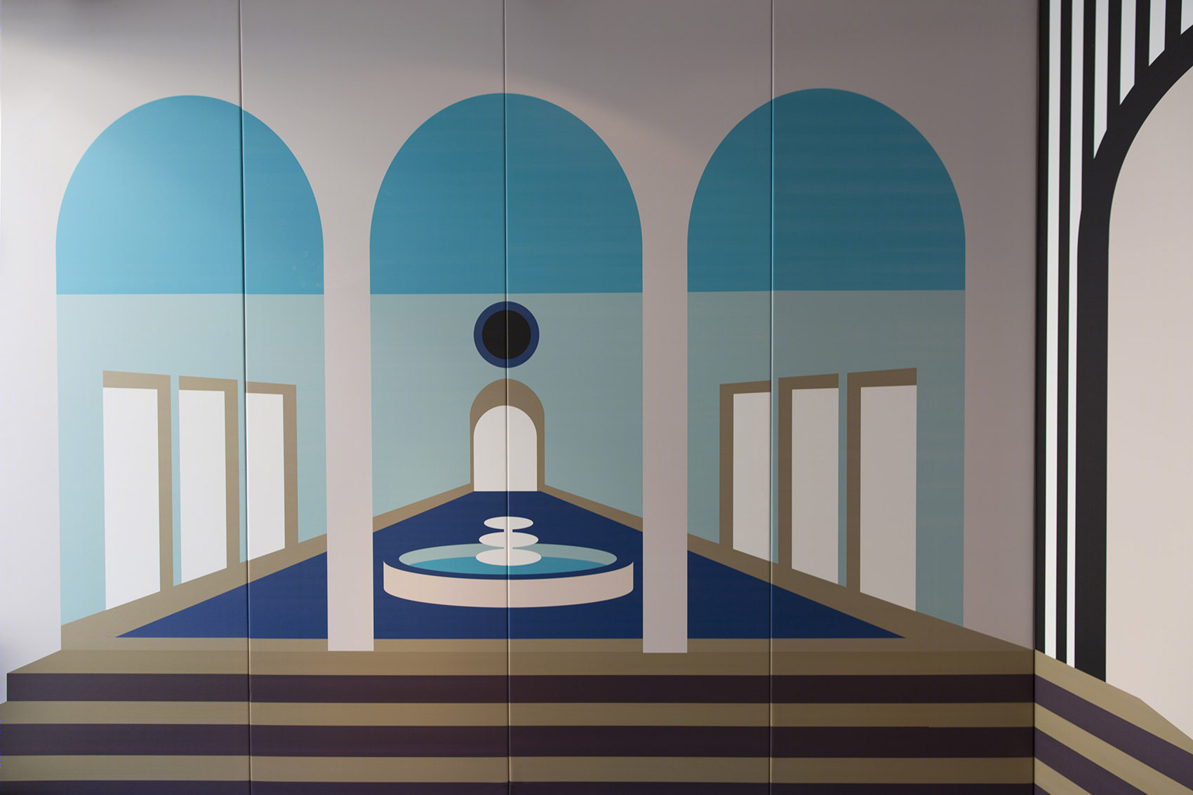 Serge Ferrari公司作品展“Stamskin宫殿”,2018 米兰设计周,奇幻彩色家具世界-19