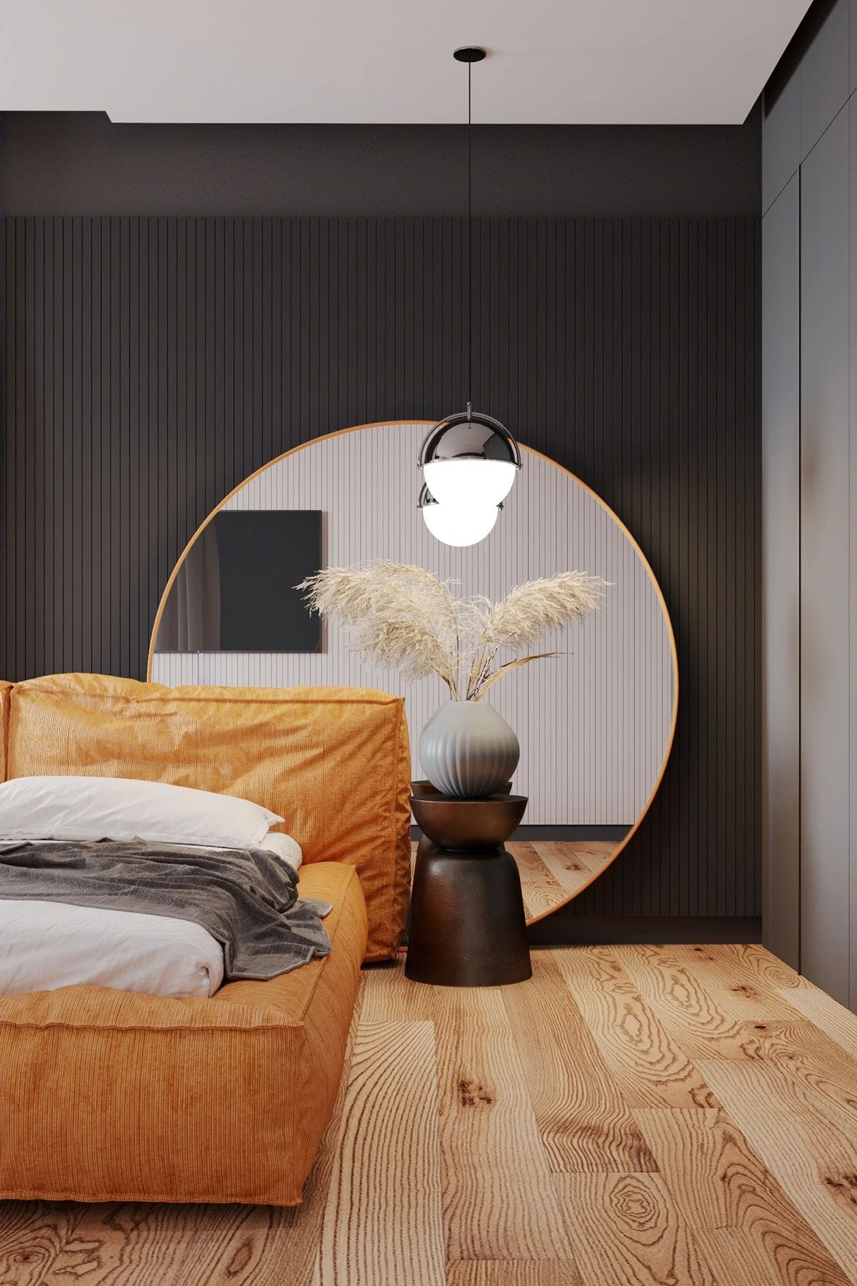 Creating Well Rounded Interiors With Circle Themes - Orange-7