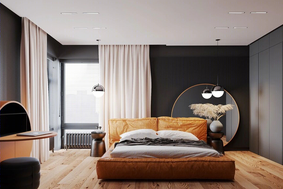 Creating Well Rounded Interiors With Circle Themes - Orange-8