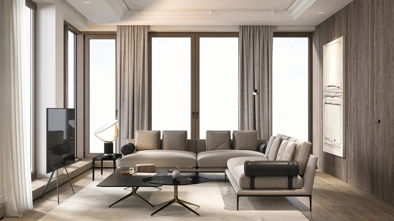 折衷主义公寓丨Nottdesign-2