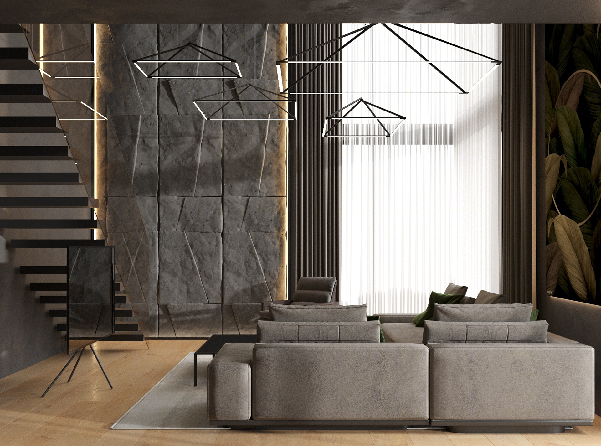 160平复式户型 色彩丰富！-2