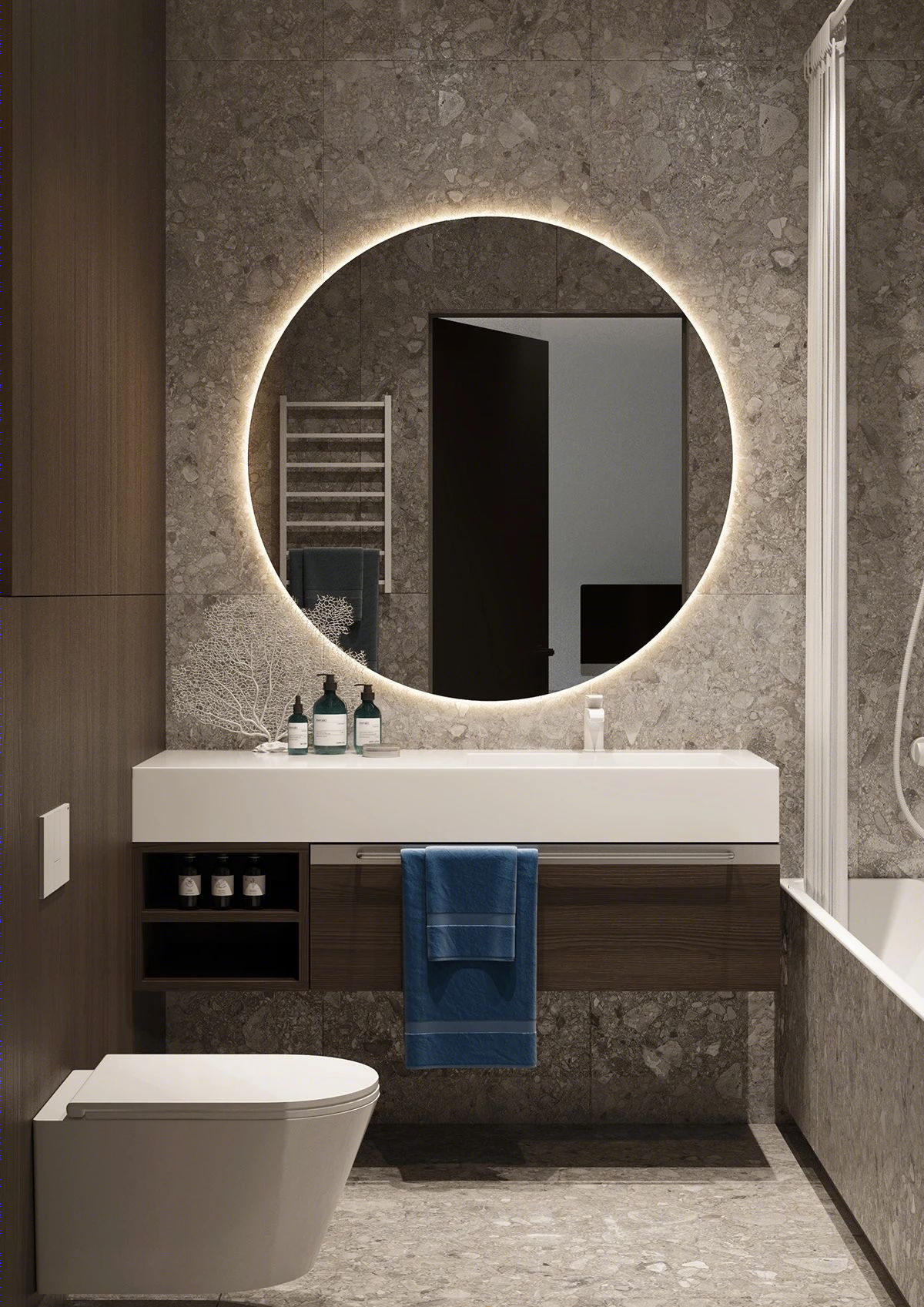 简约现代公寓设计丨Liskovich archtects-23