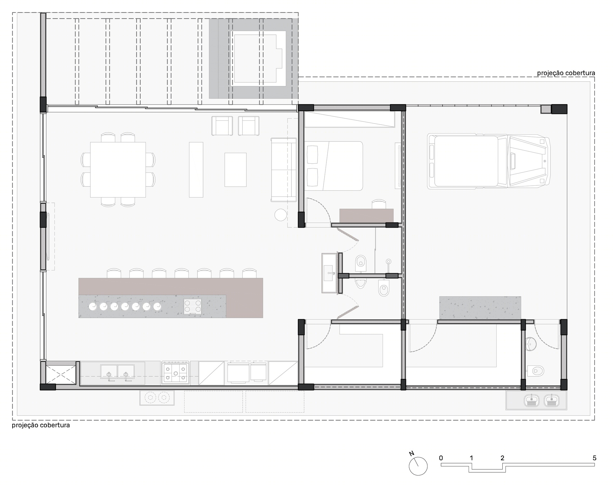 巴西利亚宁静绿洲——Lez Arquitetura 别墅扩建项目-4